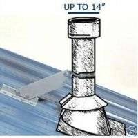 Vent Stove Chimney Pipe Protect Metal Roof SnowBreaker  