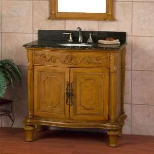  36 Verona Vanity Cabinet   Honey Maple