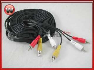  Video Audio cables are excellent for connecting your VCR, DVD, HD TV 