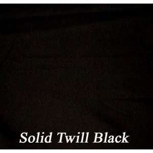  Twill Black Futon Cover Sample Swatch