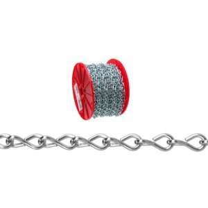 Campbell AW0801227 Low Carbon Steel Single Jack Chain on Reel, Zinc 