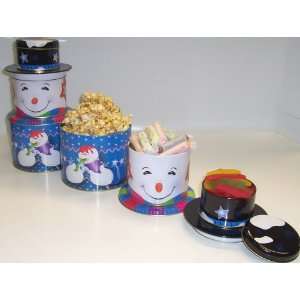 Scotts Cakes Snowy the Winter Chill Snowmans 3 Compartment Beach 