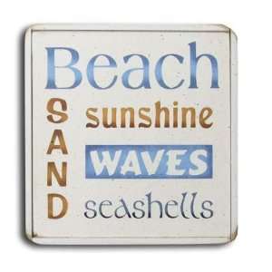  Beach, Sunshine, Sand, Waves, Seashells