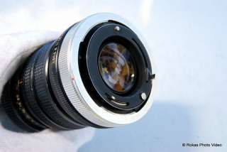 Used Canon Vivitar 70 150mm f3.8 FD close focusing zoom lens