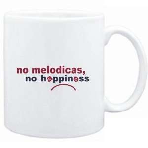   Mug White  NO Melodicas NO HAPPINESS Instruments