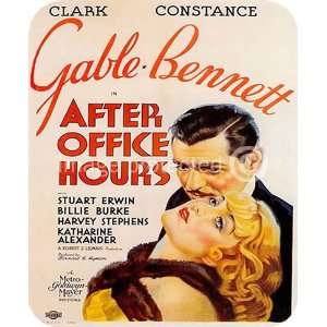  After Office Hours Clark Gable Vintage Movie MOUSE PAD 