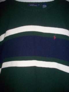 Boys Ralph Lauren Polo Green Crew Sweater Sz XL BTS  
