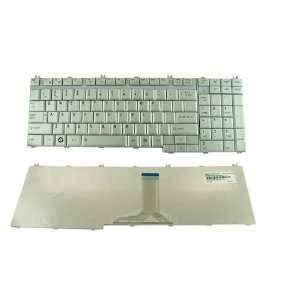  New Silver US Style Layout Keyboard For Toshiba Satellite 