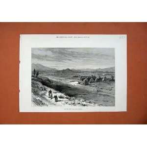  18778 View Bin Bir Tepe Sardis Mountains Horse Fine Art 