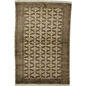  311 x 60 Beige Hand Knotted Wool Lahour Rug Furniture 