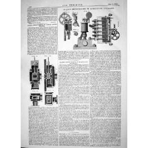  ENGINEERING 1864 HOWE MOTIVE POWER ENGINES CLARK LUBRICATING 