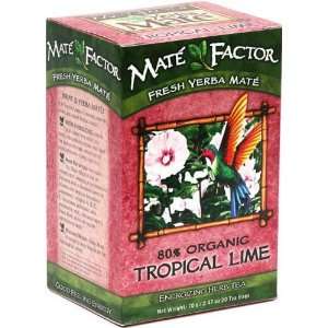 Tropical Lime Mate 20 Bags Grocery & Gourmet Food