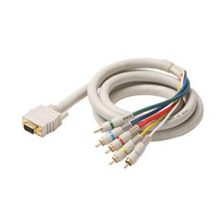 STEREN 12 Python VGA HD15 to 5 RCA RGB Component Cable  