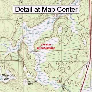   Map   Gordon, Wisconsin (Folded/Waterproof)