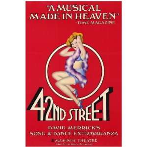  42nd Street (Broadway) (1981) 27 x 40 Movie Poster Style A 
