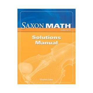  Saxon Math Course 3 Written Practice Workbook Grade 8 (Course 1 2 