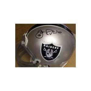  Jon Ritchie autographed Football Mini Helmet (Oakland 
