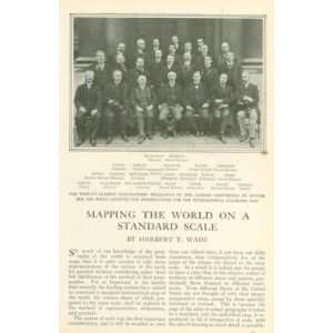  1911 London Conference International Standard World Map 