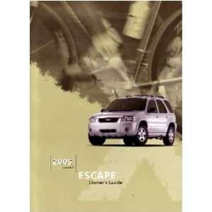  2005 FORD ESCAPE Owners Manual User Guide 