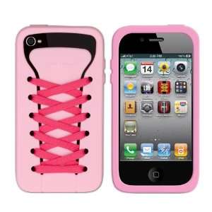  I Shoes Silicone Case for Iphone 4/4s  Dark Pink Cell 