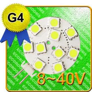 G4 8~40V 5050SMDs AC DC LED Light 12V 24V RV Pure White  