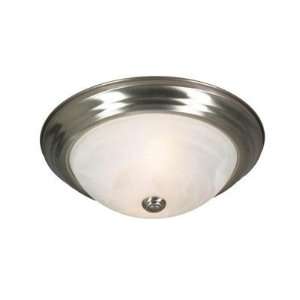 Ceiling Fixture Global Innovative Ideas Brushed Nickel With ALABASTER 