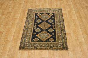   ANTIQUE 4X6 Caucasian Russian Oriental Rug Area Wool Carpet  