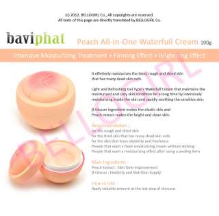 Baviphat Peach All in One Waterfull Cream 100g (Moisturizer) BELLOGIRL 