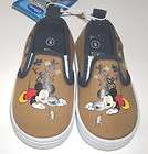 Canvas Disney Mickey Mouse Slip On Shoes Tennis Athletic Sneakers 