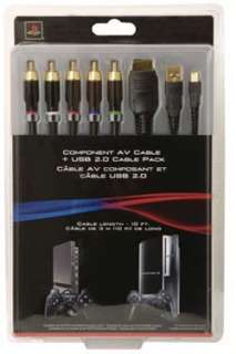 PS3   Component AV Cable & USB Pack   By Sony Computer Entertainment 