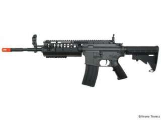   Enhanced JG Black M4 RIS S System AEG Airsoft Electric Rifle Gun F6613
