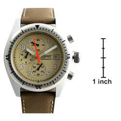 Esprit Mens Amber Chrono Champagne Dial Watch  