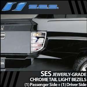  2005 2012 Honda Ridgeline SES Chrome Tail Light Bezels 