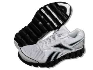 REEBOK Men Shoes ZigFuel White Black Athletic Shoes  