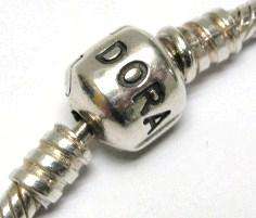 Authentic PANDORA Sterling Bead Clasp Bracelet 8 925/ALE  