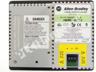 Allen Bradley 2711P T6M20D /B PanelView Plus 600 Touch  