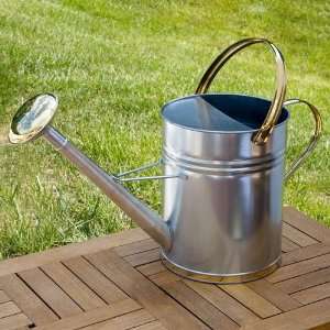  Large Galvanized Steel Watering Can Patio, Lawn & Garden