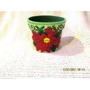 Poinsettia Flower Pot