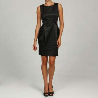 Jessica Simpson Womens Black Tank Jacquard Dress  