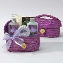 Lavender Fields Woven Gift Tote  