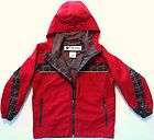 Columbia Youth Mesh Lined Jacket, Sz 8, Red and Gray