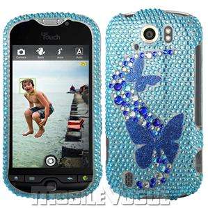 Bling Diamante Rhinestone Hard Case Cover For HTC My Touch 4G Slide T 