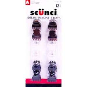  Scunci Jaw Clip Fas Min Oval Top 12Pk (3 Pack) Health 