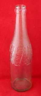 1960s 12oz Pepsi Cola Clear Glass 9 3/4 Anchor Hocking Bottle  
