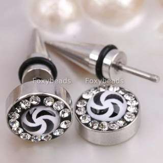 Cool 361L Stainless Steel Mens Spike Earring Stud #1Pc  