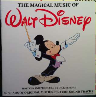 WALT DISNEY the magical music of 4 LP VG+ OVATION 5000 Vinyl 1978 w 