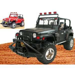  2ft Monster RC Jeep Wrangler Rubicon 40mhz (Black) Toys 