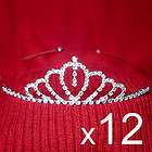 Wholesale 12 rhinestone tiara headbands bridal wedding