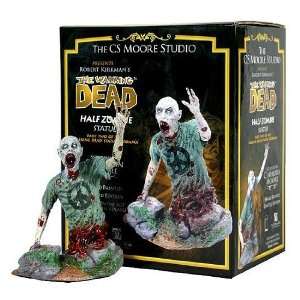  WA Walking Dead Half Zombie Statuette Signed by Clayburn 