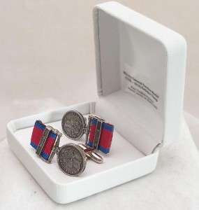 Military General Service Medal, Badajoz Clasp Cufflinks  